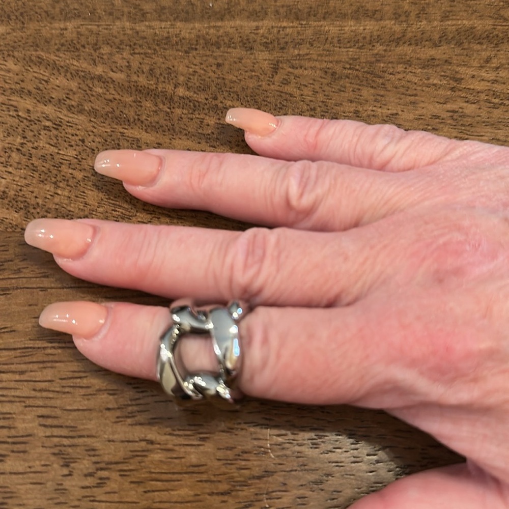 Michael Kors Silver Modern Ring